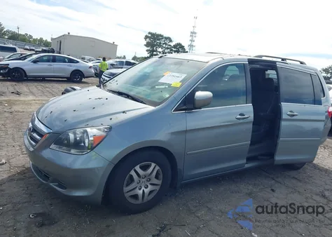 2007 Honda Odyssey Ex-L z USA, uszkodzony, nr VIN 5FNRL38777B002583